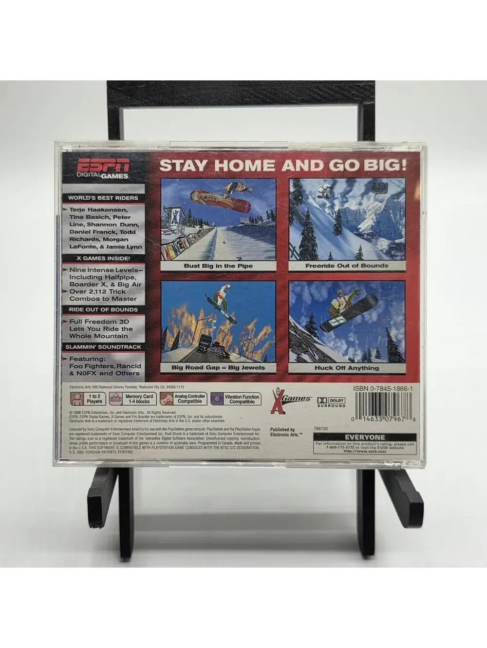 ESPN X Games Pro Boarder (Sony PlayStation 1, PS1) - CIB Tested